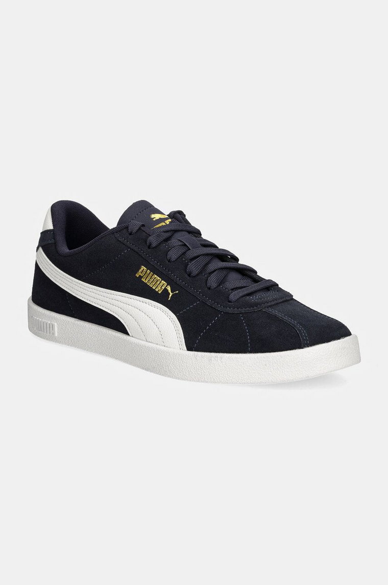 Puma sneakersy zamszowe Puma Club II kolor granatowy 397444