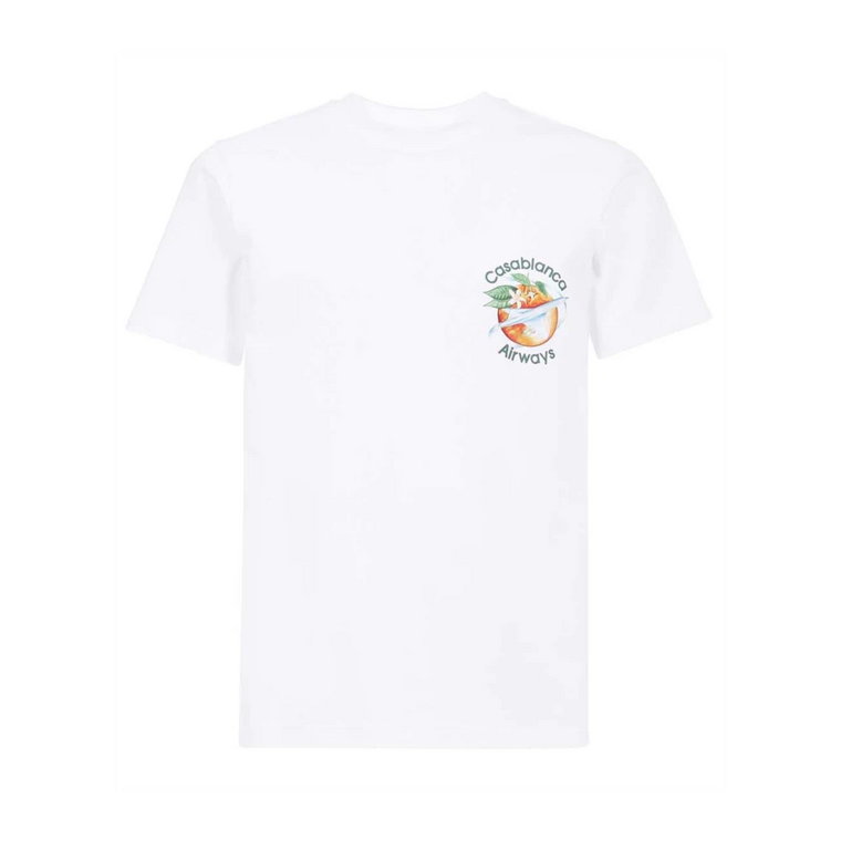 Koszulka z nadrukiem logo - Biały Casablanca
