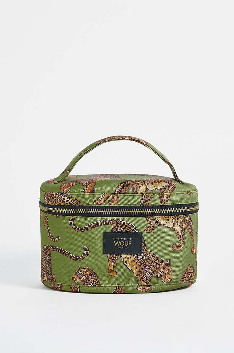 WOUF kosmetyczka Olive Leopard