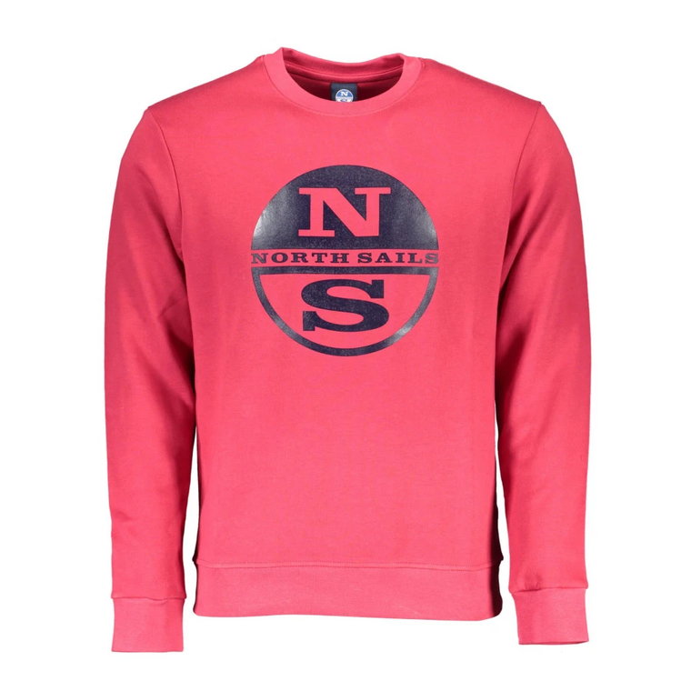 Czerwony Sweter z Nadrukiem Logo North Sails