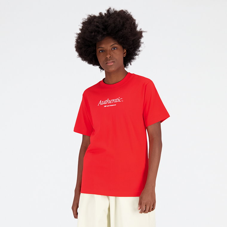 Koszulka damska New Balance WT31551TRD  czerwona
