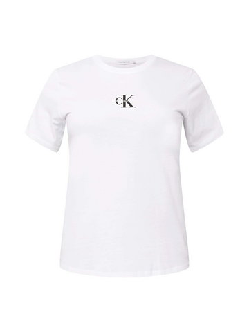 Calvin Klein Jeans Curve Koszulka  czarny / biały