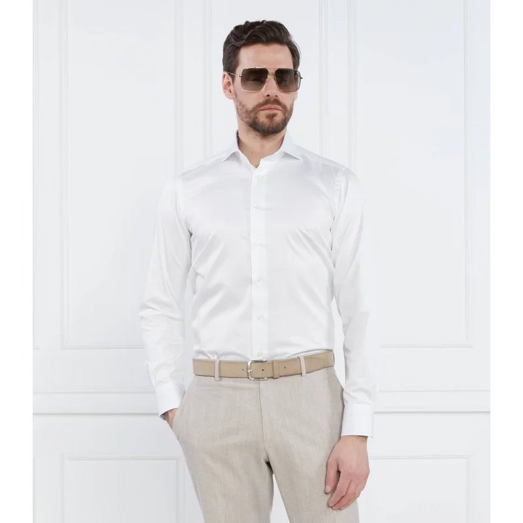 Emanuel Berg Koszula Harvard | Slim Fit | stretch