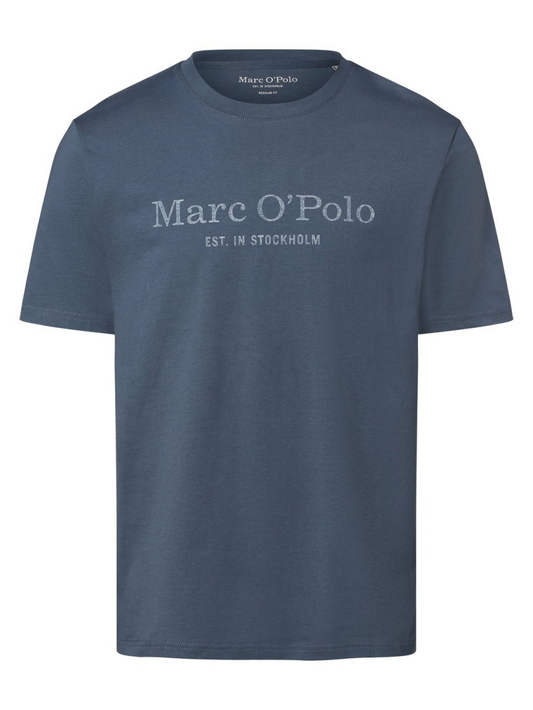 Marc O'Polo - T-shirt męski, niebieski