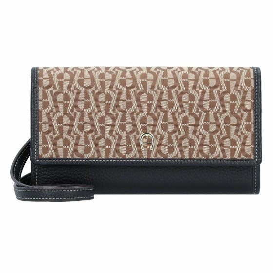 AIGNER Fashion Kopertówka Skórzany 21 cm black