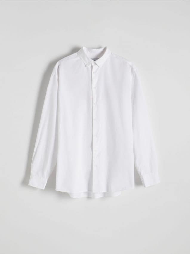Reserved - Koszula comfort fit - biały