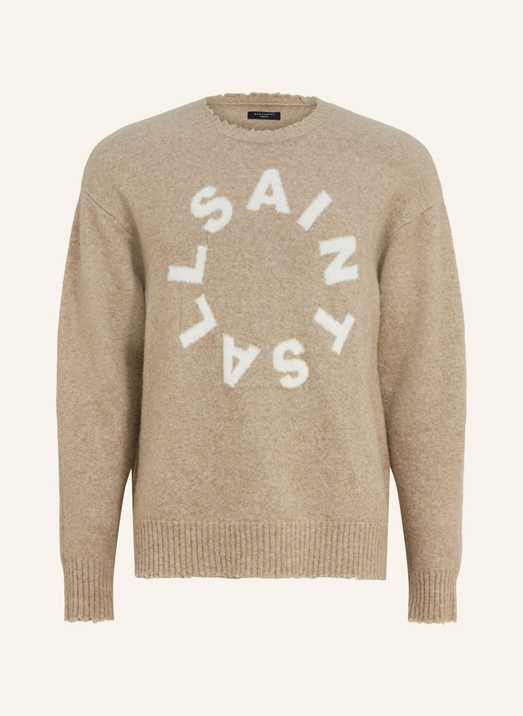 Allsaints Sweter Tiago beige