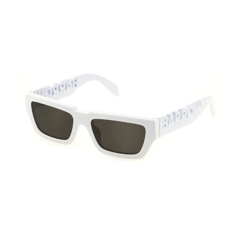 Białe okulary przeciwsłoneczne Ss23 dla kobiet - Podkreśl swój styl Barrow