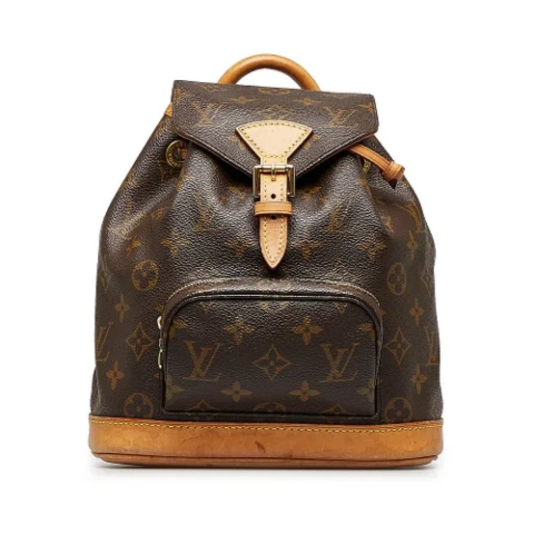 Brązowy Plecak Monogram Mini Montsouris Louis Vuitton Vintage