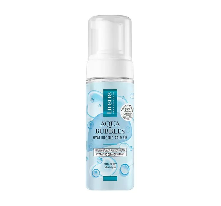 LIRENE AQUA BUBBLES NAWADNIAJĄCA PIANKA MYJĄCA 150ML