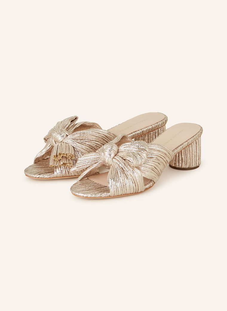 Loeffler Randall Klapki Typu Mules Emilia beige