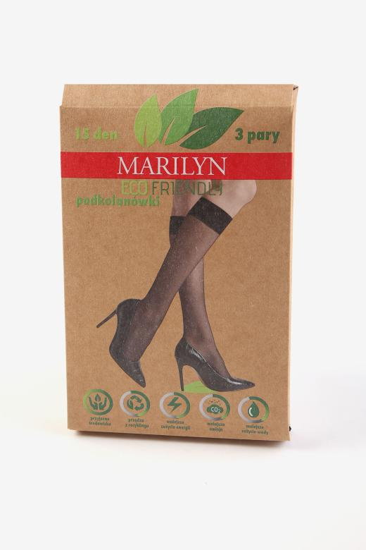 Transparentne podkolanówki damskie Eco Marilyn