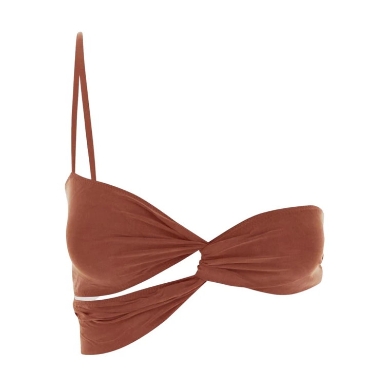 Asymetryczny Bandeau Top Jacquemus