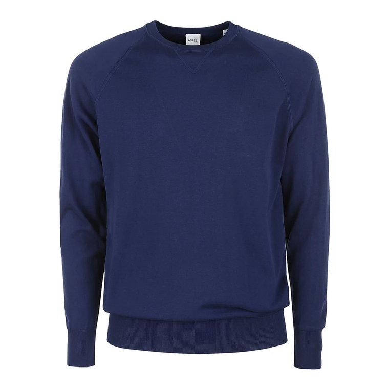 Niebieskozielony Sweter dla Mężczyzn Aspesi