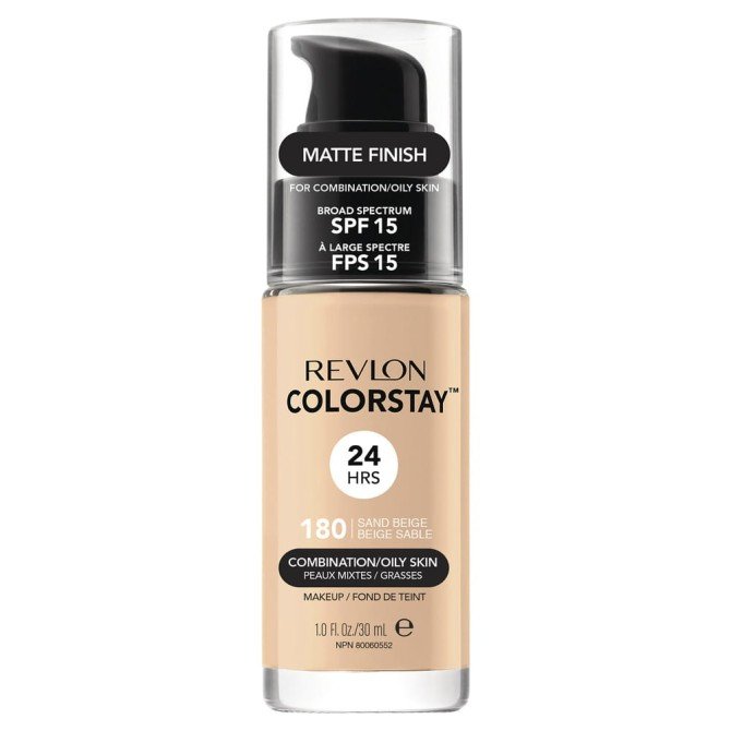 Revlon ColorStay Makeup for Combination/Oily Skin SPF15 podkład do cery mieszanej i tłustej 180 Sand Beige 30ml