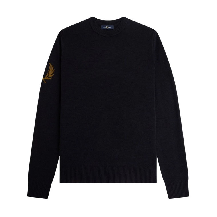Casual Sweter z Logo Fred Perry