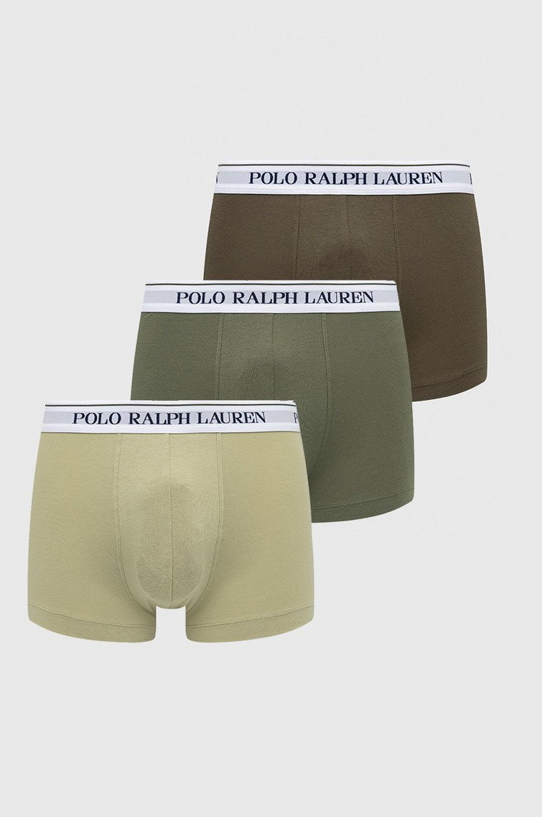 Polo Ralph Lauren bokserki (3-pack) 714830299047 męskie kolor zielony