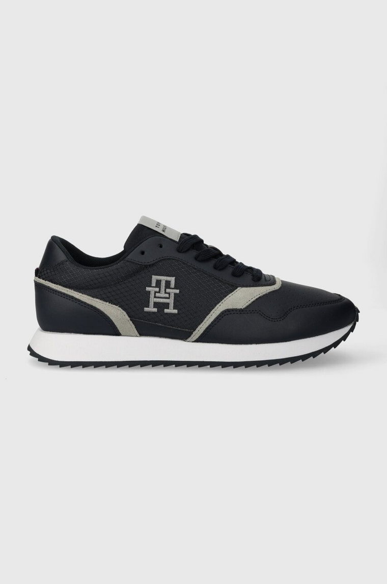 Tommy Hilfiger sneakersy RUNNER EVO MIX LTH MIX kolor granatowy FM0FM04887