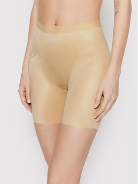 ONCORE Open-Bust Mid-Thigh Bodysuit in Soft Nude – Christina's