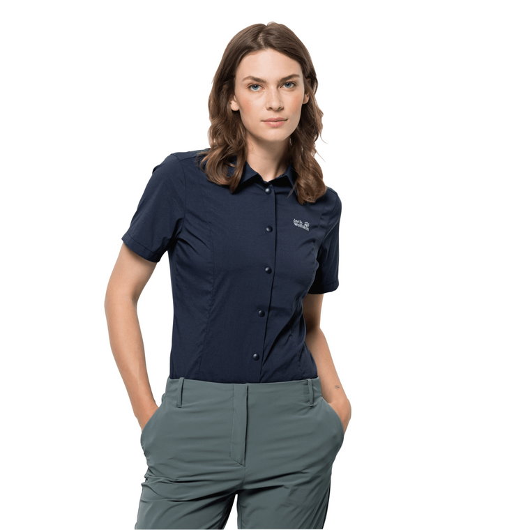 Koszula damska PACK & GO SHIRT W night blue - S