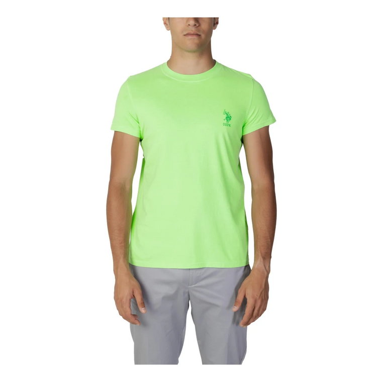 Męska Zielona Koszulka U.s. Polo Assn.