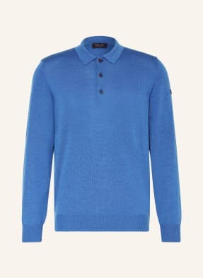 Maerz Muenchen Sweter Z Kołnierzem Polo blau