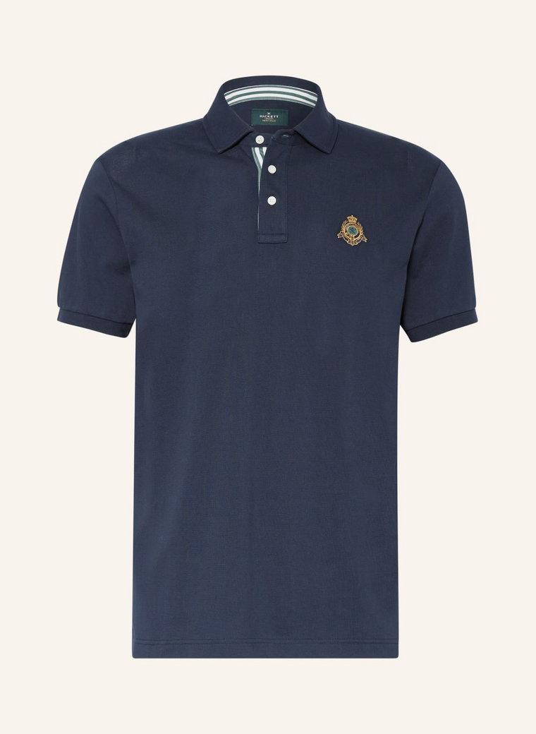 Hackett London Koszulka Polo Z Piki blau