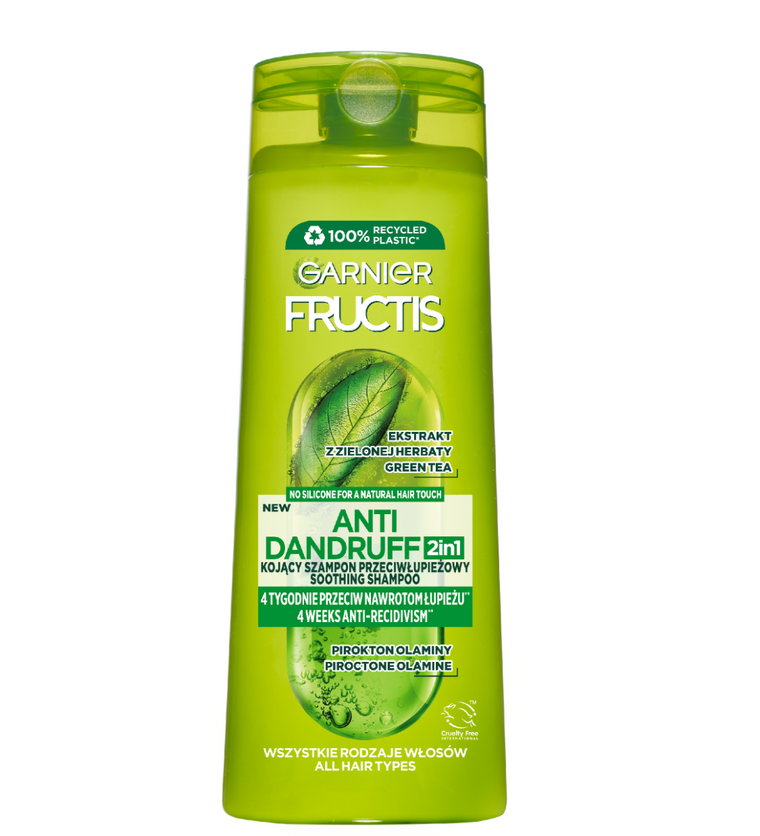 Fructis Szampon Przeciwłupieżowy Wzmacniający 2w1