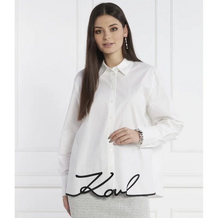 Karl Lagerfeld Koszula karl hem signature shirt | Regular Fit