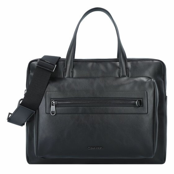 Calvin Klein CK Elevated Briefcase Messenger 36 cm Komora na laptopa ck black