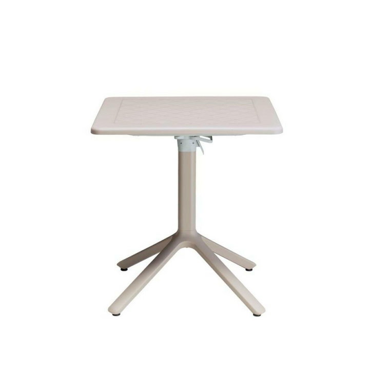 Stół składany Eco z wzorem beżowy 80 cm