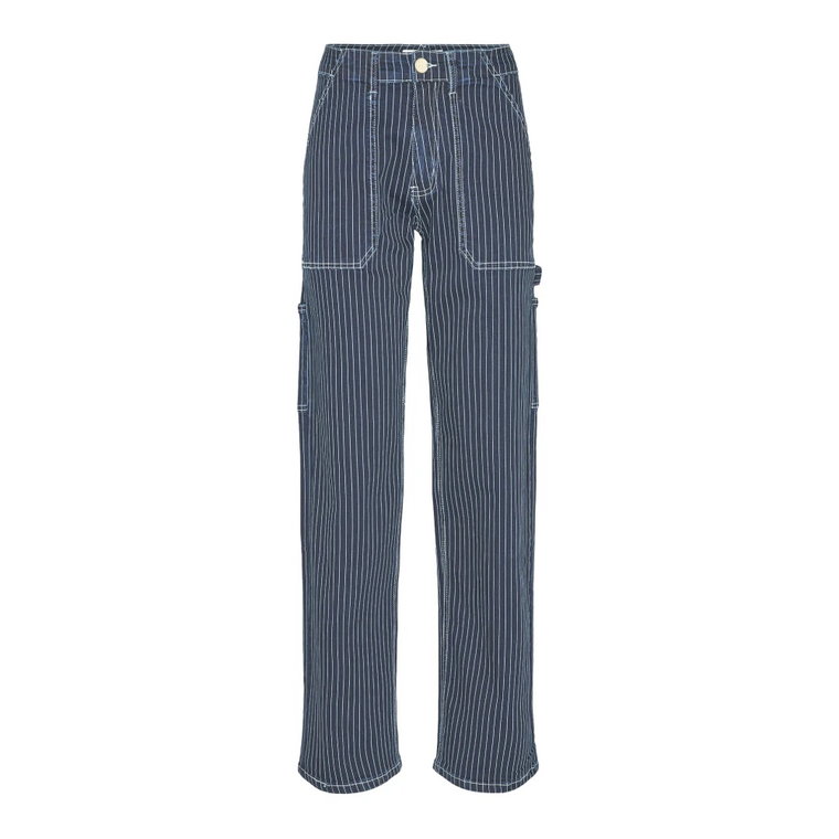 Pinstripe Straight Leg Spodnie Sofie Schnoor