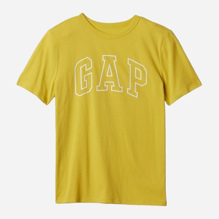 Koszulka młodzieżowa chłopięca GAP 885753-01 152-165 cm Żółta (1200132504417). T-shirty, koszulki chłopięce