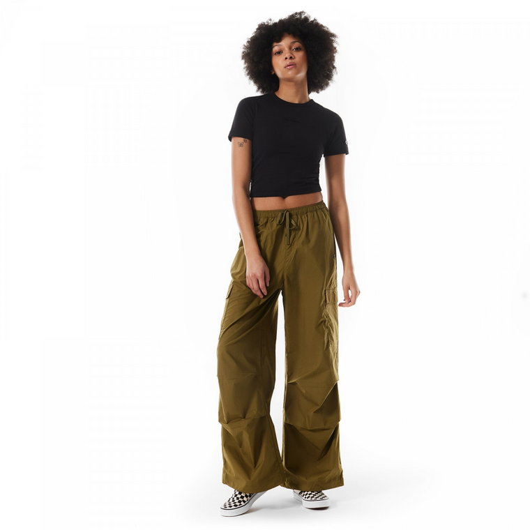 Damskie spodnie casual Champion Legacy Parachute Pants - khaki