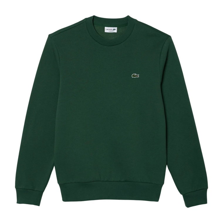 Zielony Basic Sweatshirt Lacoste
