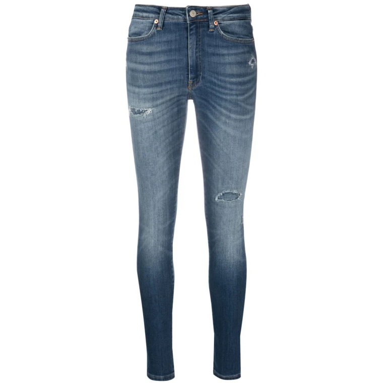 Wysoki Stan Skinny Jeans Dondup