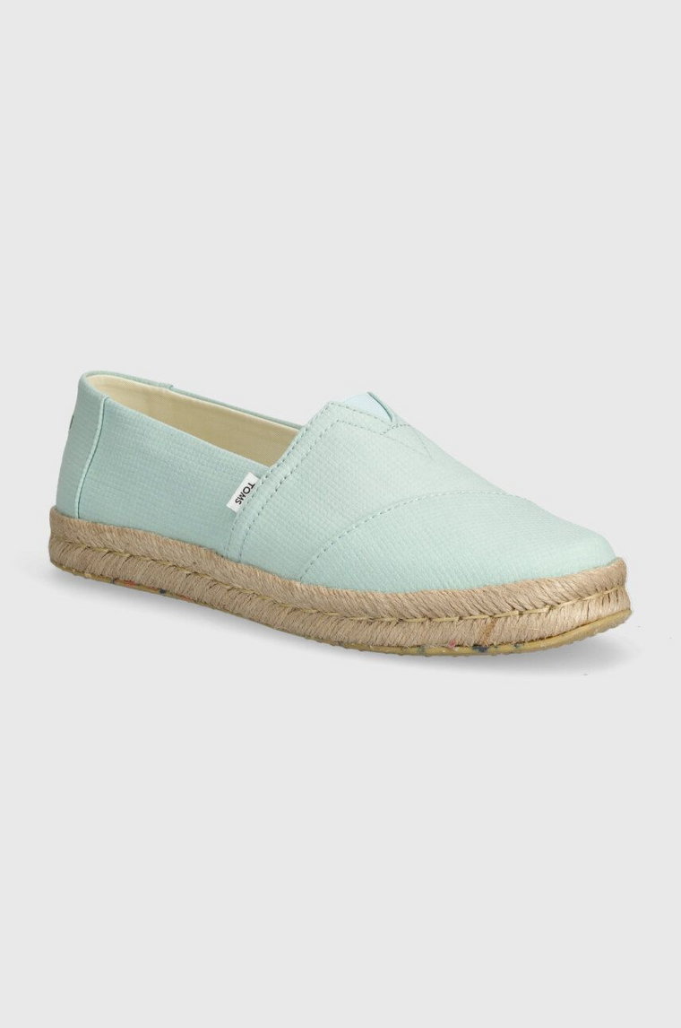 Toms espadryle Alpargata Rope 2.0 kolor turkusowy 10020682