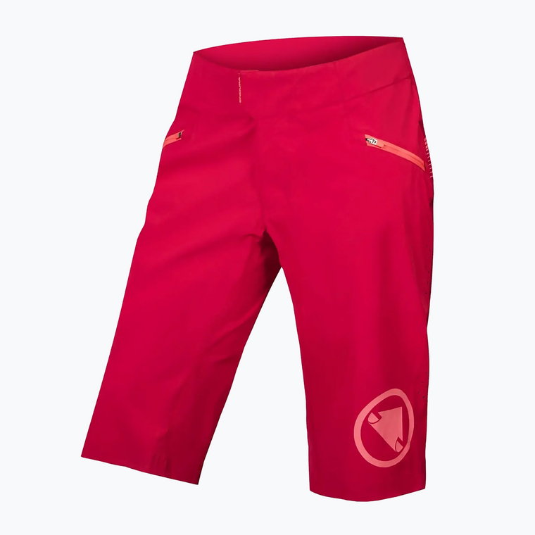 Spodenki rowerowe damskie Endura Singletrack Lite Short Std berry