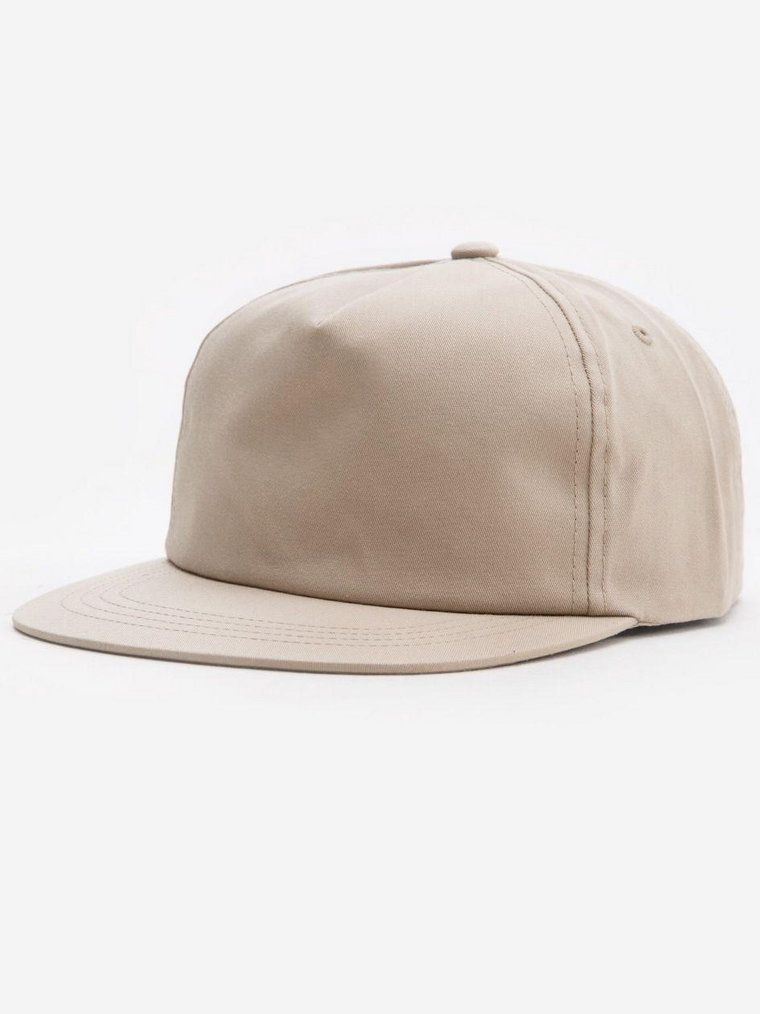 Unstructured 5-Panel Snapback Khaki