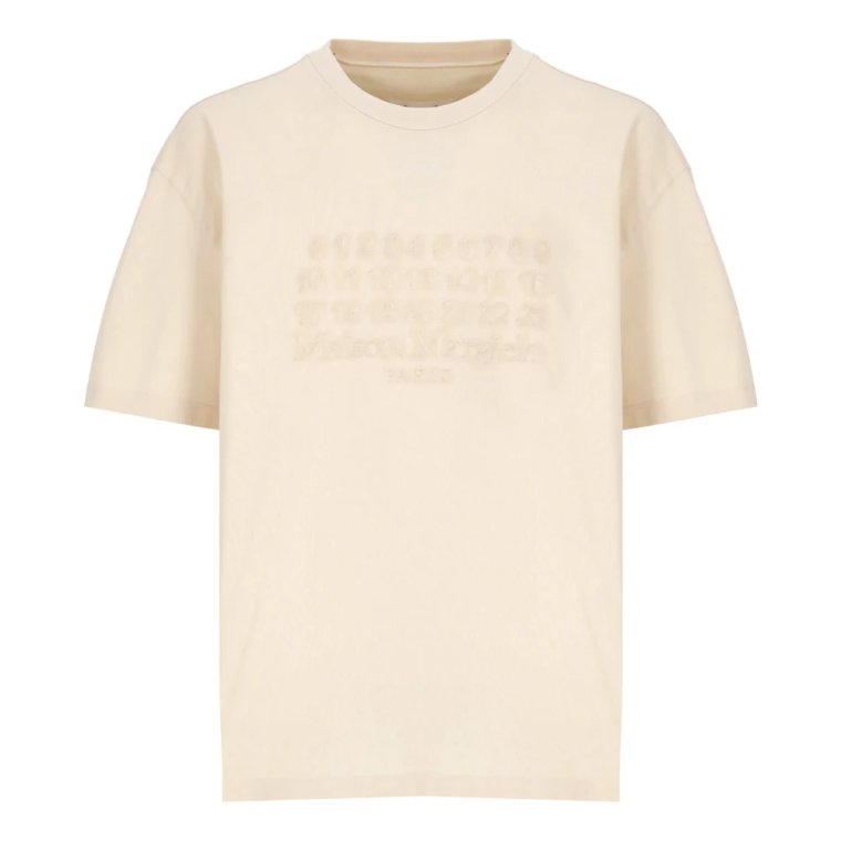 Haftowany bawełniany t-shirt dla mężczyzn Maison Margiela