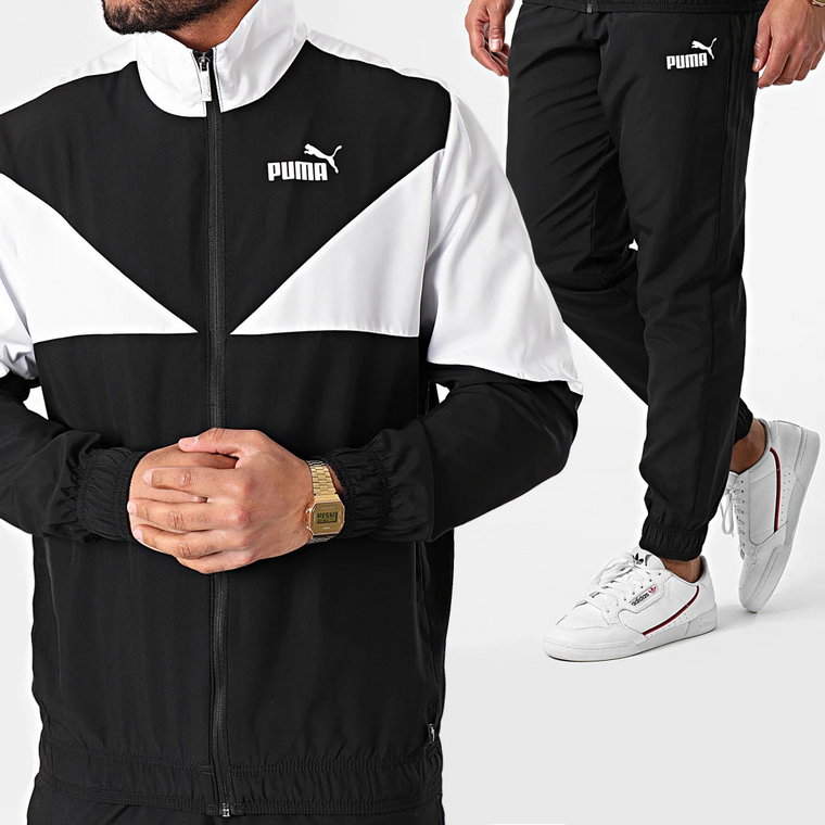 2517 Puma Dres Męski Komplet White/black 3XL