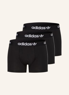 Adidas Originals Bokserki Comfort Flex Cotton 3-Stripes, 3 Szt. schwarz