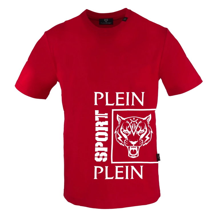 Koszulka z krótkim rękawem z bawełny Monochromatyczne logo Plein Sport