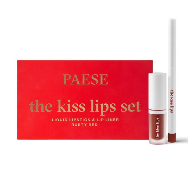 Paese The Kiss Lips Set, 04 Rusty Red