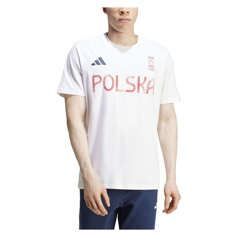 Oficjalna koszulka męska Olimpijskiej Reprezentacji Polski adidas Poland Essentials JF6677