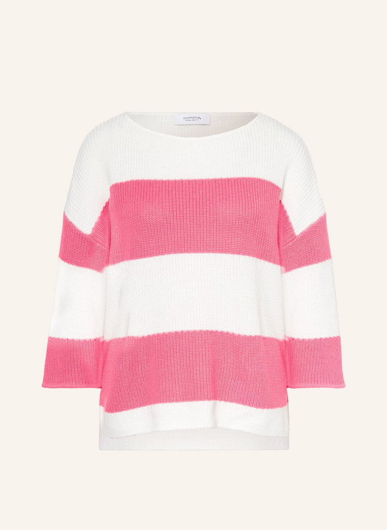 Comma Casual Identity Sweter Z Rękawem 3/4 pink