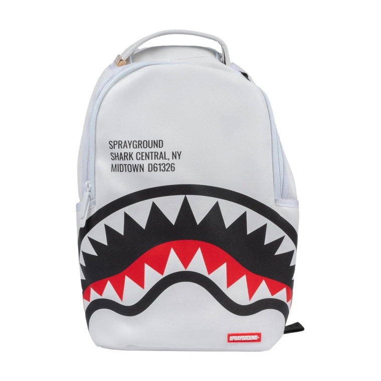 Biały plecak Shark Central Sprayground