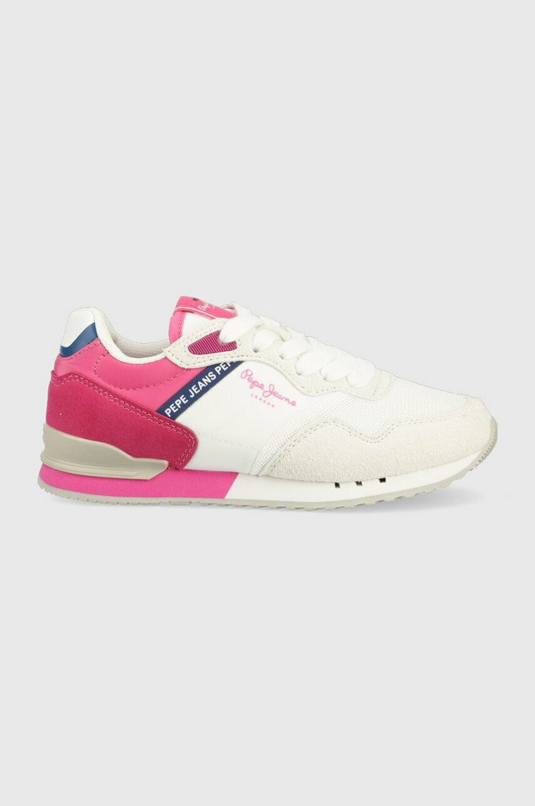 Pepe Jeans sneakersy dziecięce London Basic kolor fioletowy