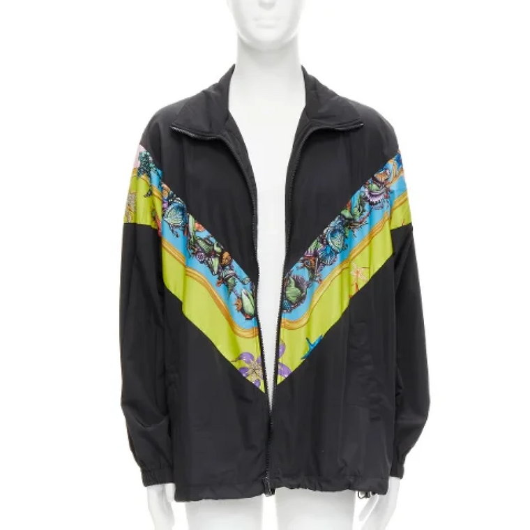 Pre-owned Polyester outerwear Versace Pre-owned