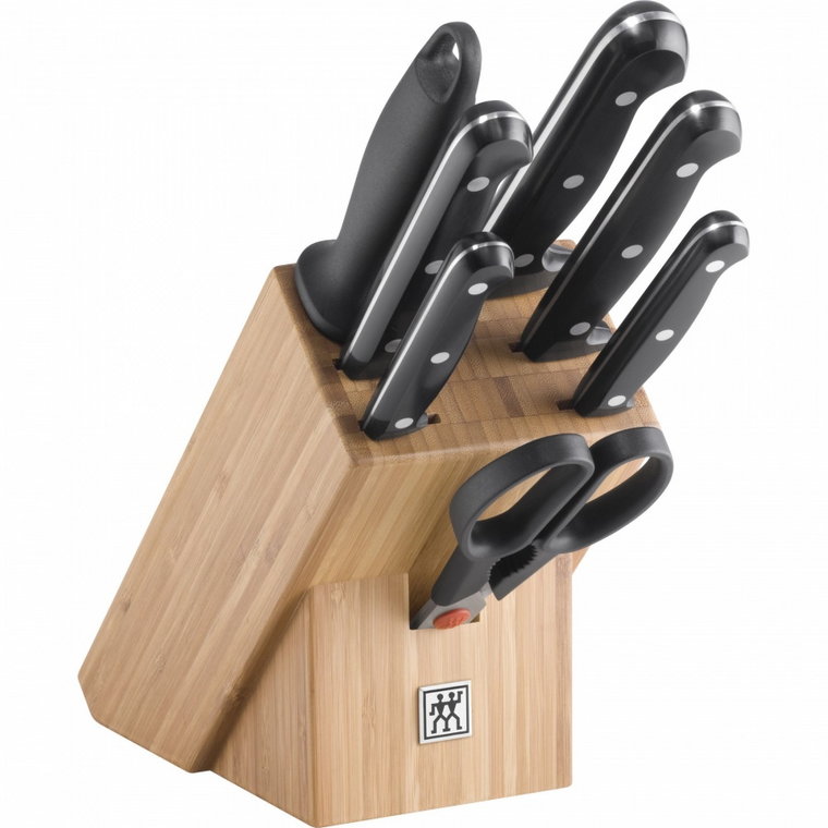 Zestaw 5 noży w drewnianym bloku Zwilling Twin Chef kod: 34931-003-0